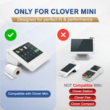 Vonlyst 2 1-4 x 80 Credit Card Thermal Paper Roll Pack 10 Clover Mini