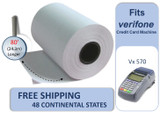 Vonlyst Receipt paper for Verifone Vx570 credit card machine 2-1-4-x-80 10 rolls