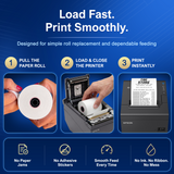 Vonlyst Cash Register Paper Roll for Epson Printer 3 1/8 x 230