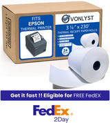 Vonlyst Printer Paper for Epson Printer 3 1/8 x 230 Vonlyst Printer Paper for Epson Printer 3 1/8 x 230
