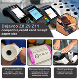 Vonlyst Paper Tape for Dejavoo Z8 Z9 Z11 credit card machine