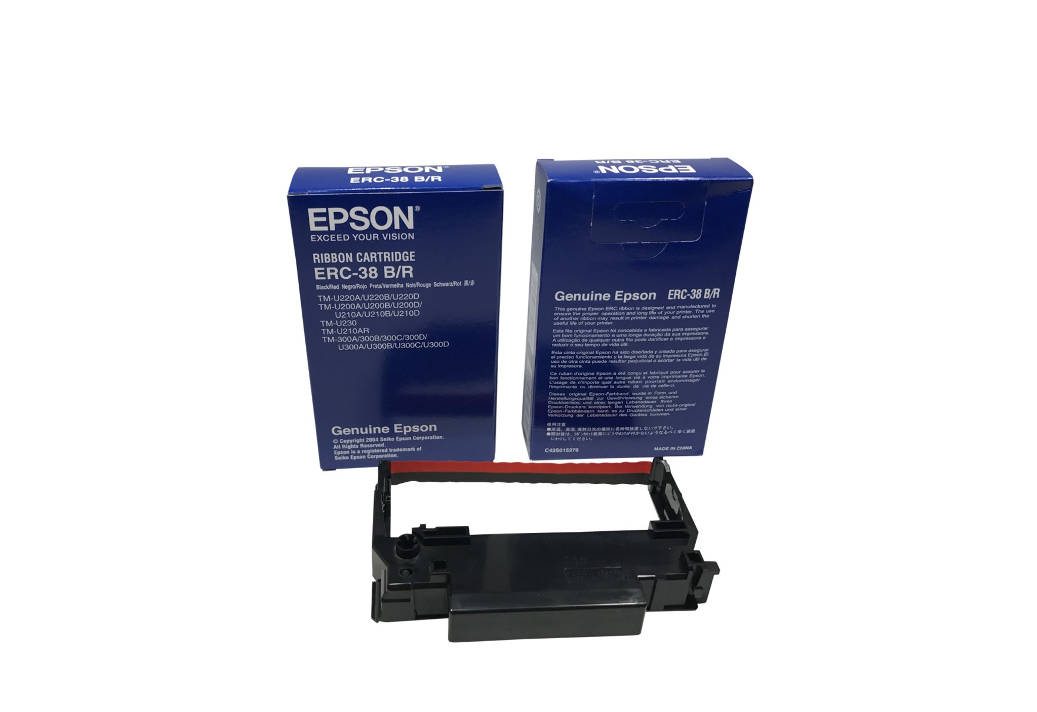 Epson ERC 30/34/38 Printer Ribbons - Black/Red