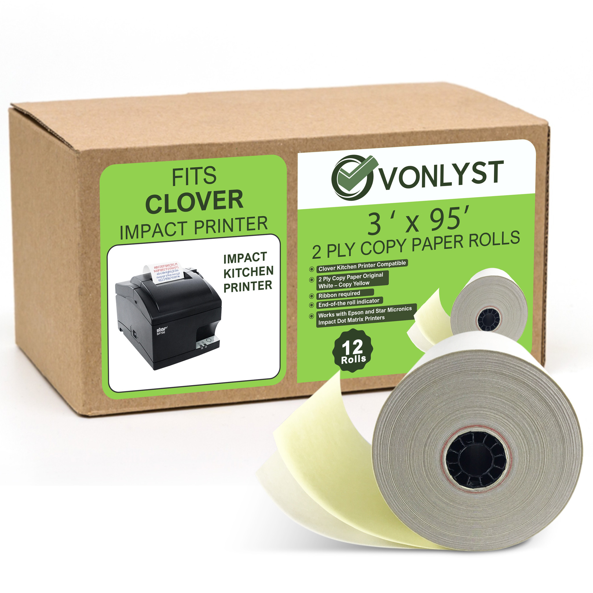 Printer Paper: Thermal Printer Paper for Met One Particle Counters,  ME-750514 - Cleanroom World