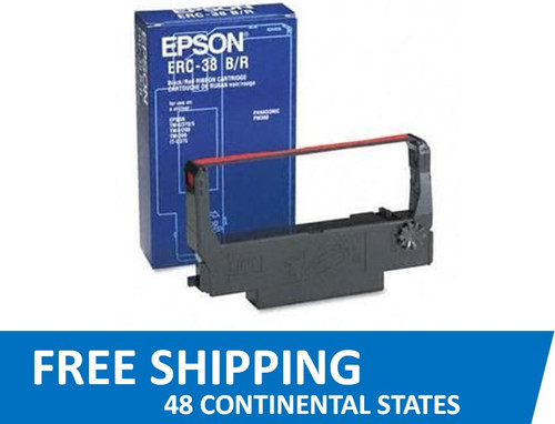 Epson ERC 30/34/38 Printer Ribbons (6 per box) - Genuine image 0
