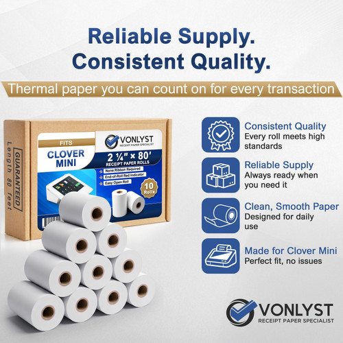 Clover Mobile Printer Paper Rolls  image 3
