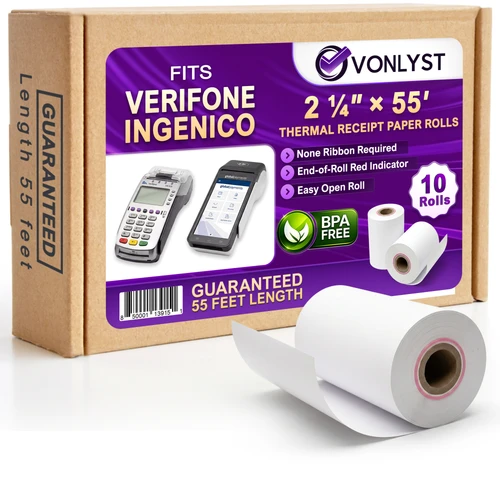 Verifone Vx520 Printer Paper Rolls image 0