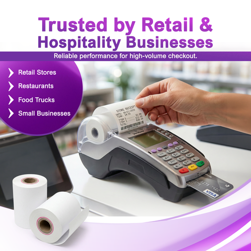 Verifone Vx520 Printer Paper Rolls image 5