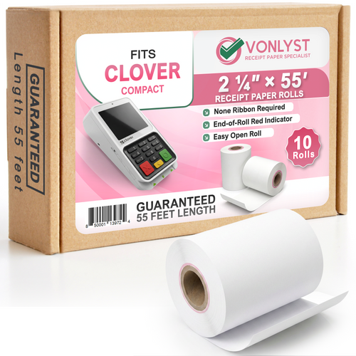 Clover Compact Receipt Paper Roll  image 0