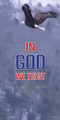 Patriotic church banners blend national pride with faith, often featuring American flags, eagles, and slogans like "In God We Trust" or "God Bless America". These banners are used to decorate sanctuaries during holidays like July 4th, Memorial Day, and Veterans Day to promote unity and gratitude.

And if you want something uniquely yours, contact us! Our design professionals will create a special design with your information - all at no extra charge!