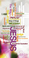 The names of Jesus series includes church banners that serve as visual focal points for worship. This series utilizes word clouds for the many names and titles of Jesus. These banners feature bold lettering and vibrant imagery, transforming the worship space and reinforcing sermon series on the divine names of Jesus, such as "Light of the World," "Good Shepherd," and "King of Kings".

And if you want something uniquely yours, contact us! Our design professionals will create a special design with your information - all at no extra charge!