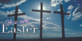 Easter banners promoting church services serve as visual invitations and thematic decorations, featuring uplifting messages like "He is Risen" alongside symbols like crosses and lilies. They are crucial for creating a welcoming atmosphere, providing service times on outdoor vinyl, and encouraging community participation in special Easter events.

And if you want something uniquely yours, contact us! Our design professionals will create a special design with your information - all at no extra charge!