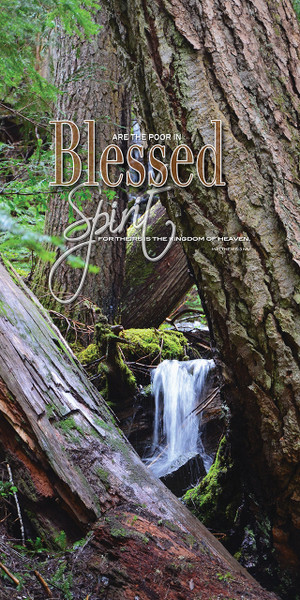 Banners promoting the Beatitudes theme in church services serve as visual, thematic, and educational tools that highlight Jesus’ teaching on the Sermon on the Mount (Matthew 5:3–12). These banners are often used to enhance worship, complement sermon series, and visually define the sanctuary space.

And if you want something uniquely yours, contact us! Our design professionals will create a special design with your information - all at no extra charge!