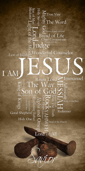 The names of Jesus series includes church banners that serve as visual focal points for worship. This series utilizes word clouds for the many names and titles of Jesus. These banners feature bold lettering and vibrant imagery, transforming the worship space and reinforcing sermon series on the divine names of Jesus, such as "Light of the World," "Good Shepherd," and "King of Kings".

And if you want something uniquely yours, contact us! Our design professionals will create a special design with your information - all at no extra charge!