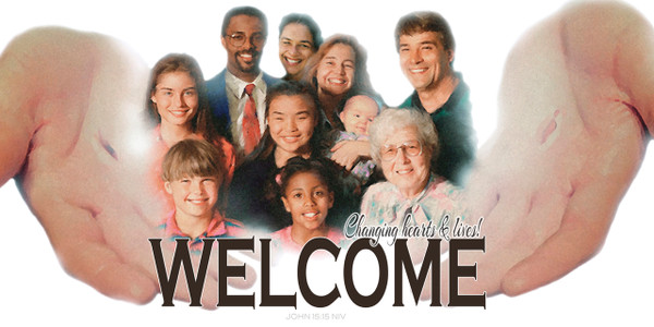 Church Banner with Everyone's Welcome Theme