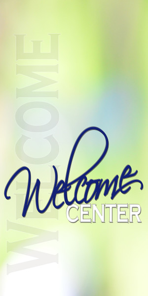 Church Banner featuring Spring Colors for Welcome Banner