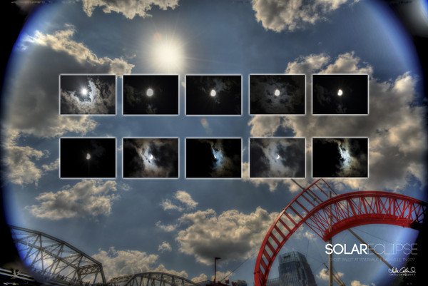 Music City USA Nashville is the backdrop for the Great American 2017 Solar Eclipse.