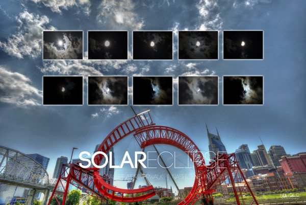 View the Great American Solar Eclipse from the Cumberland Riverwalk in Nashville.