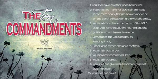 Banners featuring the 10 Commandments are available in various styles, color, and materials, often designed for churches and classrooms. Options range from traditional stone tablet designs to colorful, educational banners for children and embroidered, embellished styles for sanctuaries.

And if you want something uniquely yours, contact us! Our design professionals will create a special design with your information - all at no extra charge!