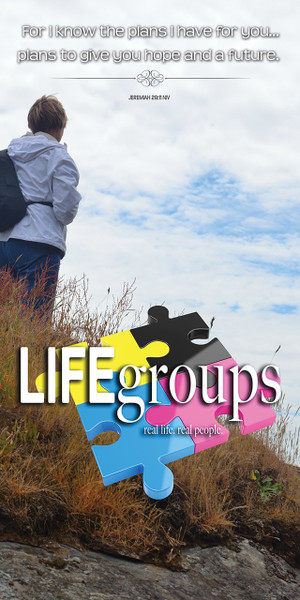 Banners featuring connection groups in church are visual marketing and informational tools designed to promote small groups, home groups, or specialized ministries aimed at fostering community and relationships among members.

And if you want something uniquely yours, contact us! Our design professionals will create a special design with your information - all at no extra charge!