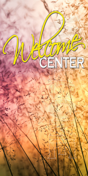 Church welcome banners are visual tools designed to create an inviting atmosphere, directing visitors while communicating key information like service times, the church name, or welcoming messages. Common types include durable outdoor vinyl banners for curb appeal, vertical feather flags, and indoor retractable banners for lobbies.

And if you want something uniquely yours, contact us! Our design professionals will create a special design with your information - all at no extra charge!