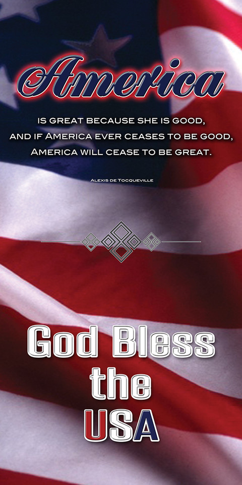 Patriotic church banners blend national pride with faith, often featuring American flags, eagles, and slogans like "In God We Trust" or "God Bless America". These banners are used to decorate sanctuaries during holidays like July 4th, Memorial Day, and Veterans Day to promote unity and gratitude.

And if you want something uniquely yours, contact us! Our design professionals will create a special design with your information - all at no extra charge!