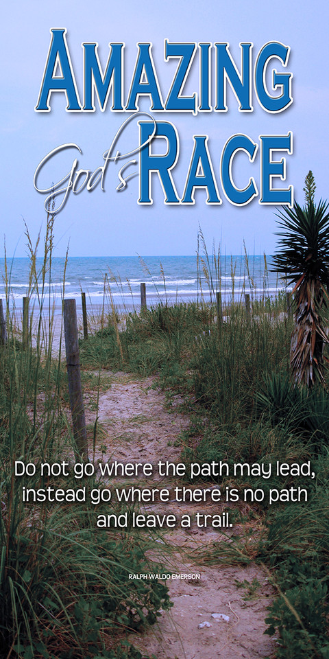 Motivational theme banners are designed to inspire, encourage, and spiritually uplift congregants and visitors. These banners feature powerful Bible verses, uplifting quotes, and thematic phrases to promote a hopeful tone for worship.

And if you want something uniquely yours, contact us! Our design professionals will create a special design with your information - all at no extra charge!