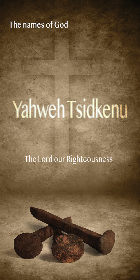 The Names of God church banner series includes visual aids used to enhance worship, declare scriptural truths, and foster a deeper, meditative focus on God's character. These banners feature biblical Hebrew names (e.g., Jehovah-Jireh, Jehovah-Shalom) and serve as focal points in sanctuaries, entryways, and can also be used for sermon series.

And if you want something uniquely yours, contact us! Our design professionals will create a special design with your information - all at no extra charge!