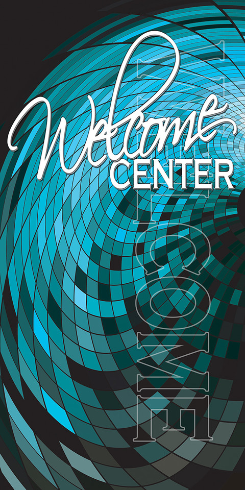 Church welcome banners are visual tools designed to create an inviting atmosphere, directing visitors while communicating key information like service times, the church name, or welcoming messages. Common types include durable outdoor vinyl banners for curb appeal, vertical feather flags, and indoor retractable banners for lobbies.

And if you want something uniquely yours, contact us! Our design professionals will create a special design with your information - all at no extra charge!