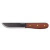Condor Bushcraft Basic 5in 1075 Carbon Scandi Walnut w/ Leather Sheath