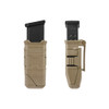 FAB Single Magazine Pouch w/ Integrated Quick Loader FDE FABSCQL9T HOLSTERS & POUCHES FAB Defense FABSCQL9T Wolverine Supplies