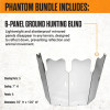 GhostBlind Phantom Reflective Hunting Blind Extreme Bundle
