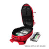 Grey Ghost 3 Day Pack / Medic Pack Red w/ Black Zips