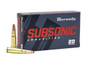 Hornady Sub-X 7.62x39 255 Grain Subsonic 1050 fps Box/20