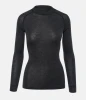 Thermowave Women's 100% Merino Warm Top, Dark Grey, Small
