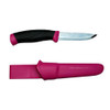 Mora Kniv Companion 4.1" Stainless w/ Plastic Sheath Magenta