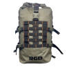 Rugid Waterproof Roll Top Bug Out Tactical Backpack Green