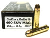 Sellier & Bellot .460 S&W 260 Grain JHP Box/20 312232 Wolverine Supplies