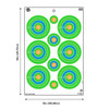 Allen EZ Aim Fun Group Paper Shooting Targets, 12"W x 18"H, 8-Targets, Multi