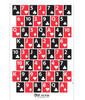 Allen EZ Aim Deck of Cards Shooting Target & Backer, Corrugated, 1-Target, 23" x 35," White