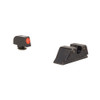 Trijicon HD NS Set MOS Fit Rear  Orange Front Outline for Glock