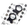 Wolfberg 30mm Aluminum Rings 1.200" Height 2-Screw Black