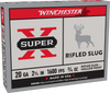 Winchester Super-X Rifled Slugs 20ga 2-3/4" 3/4oz Box/5 X20RSM5 Wolverine Supplies