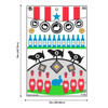 Allen EZ Aim Fun Get the Game On Paper Shooting Targets, 12"W x 18"H, 8-Pack, Multi