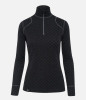 Thermowave Women's Merino Xtreme 1/2 Zip Top, Black XL
