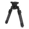 Allen Helix Rifle Bipod Swivel Stud Mount - Rapid-Snap Legs - Black