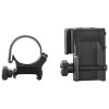 Weaver 1" Ring Detachable Top Mount Medium EXT Black