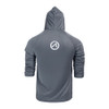Athlon Mountain Logo Long Sleeve Hooded Sun Slayer Charcoal Heather - Medium