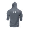 Athlon Mountain Logo Long Sleeve Hooded Sun Slayer Charcoal Heather - Large