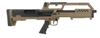 Hatsan Escort BullTac PA 12ga/3in 18 Inch Fixed 5-Round Synthetic FDE