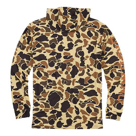 Browning Long Sleeve Hooded Tech Shirt Vintage Tan Camo - Medium BRO3010861202 TOPS Browning BRO3010861202 Wolverine Supplies